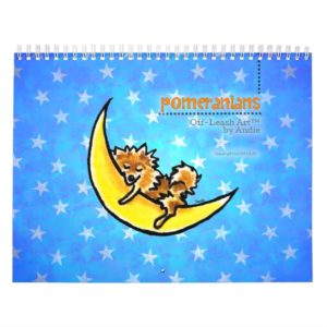 Pomeranians Off-Leash Art™ Vol 1 Calendar