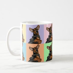 Pop Art Dachshund Coffee Mug