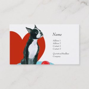 Profile Card - Boston Terrier
