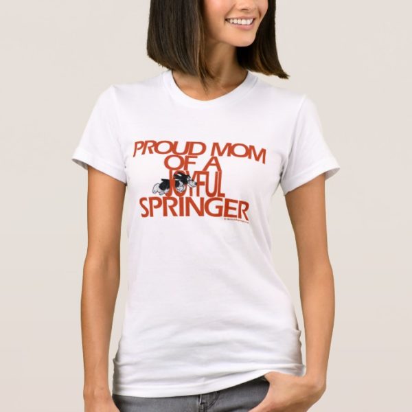 Proud Mom Of A Joyful Springer Scoop Shirt