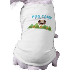 Pug Camp Dog Tee