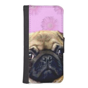 Pug Dog iPhone Wallet Case