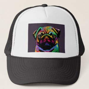 Pug Dog Trucker Hat
