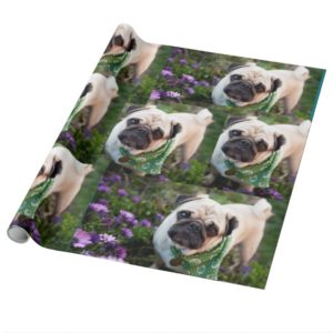 Pug Dogs Wrapping Paper