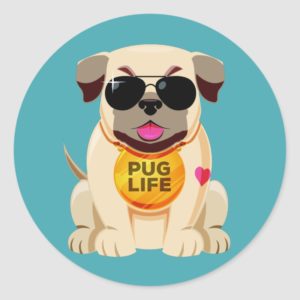 Pug Life stickers