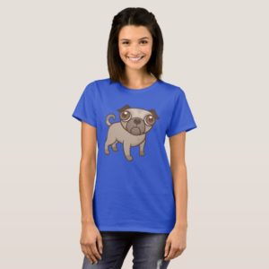 Pug Puppy Cartoon T-Shirt