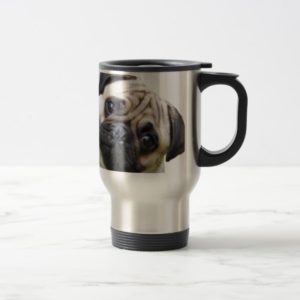 pug travel mug