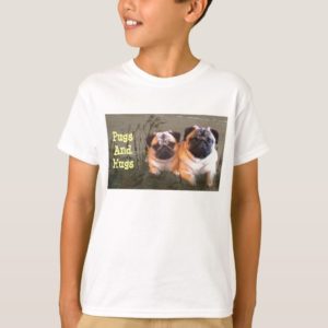Pugs and Hugs Kids T-Shirt