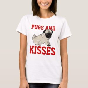 Pugs And Kisses Ladies Shirt