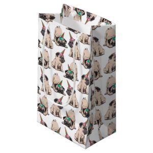 Puppy Pugs | Aspiring Unicorn Pattern Small Gift Bag