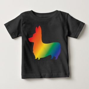 Rainbow corgi baby T-Shirt