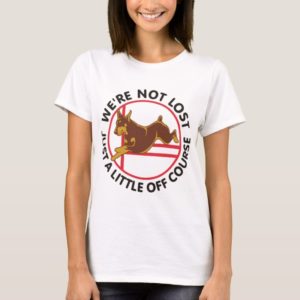 Red Doberman Agility Off Course T-Shirt