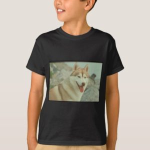 Red Siberian Husky T-Shirt