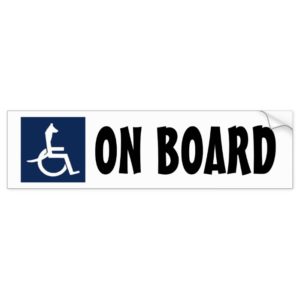 Rex Wheelchair Bumper Sticker