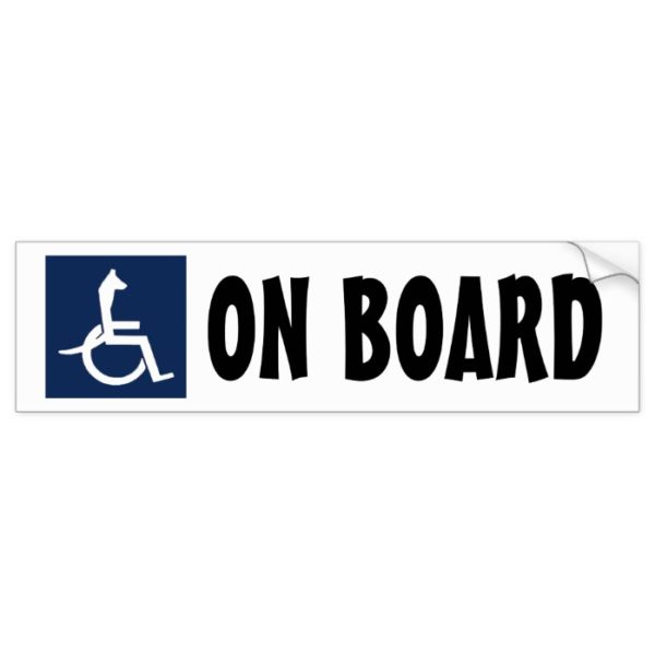 Rex Wheelchair Bumper Sticker