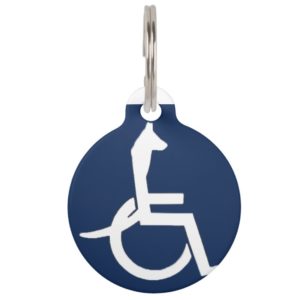 Rex Wheelchair Pet Tag