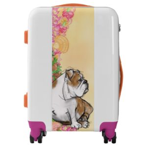 Sad Aloha Bulldog Luggage