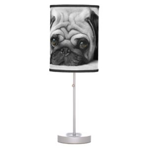 Sad Pug Table Lamp