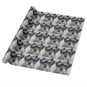 Schnauzer Wrapping Paper