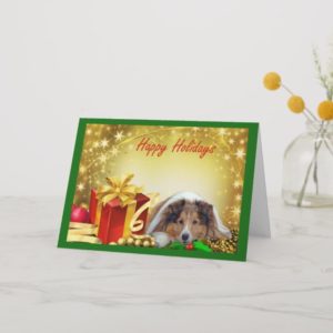 Sheltie Christmas Card Gifts