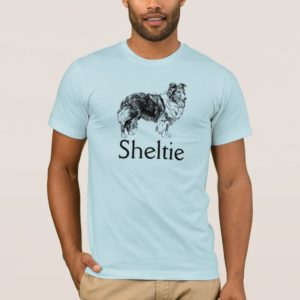 Sheltie dog graphic T-Shirt