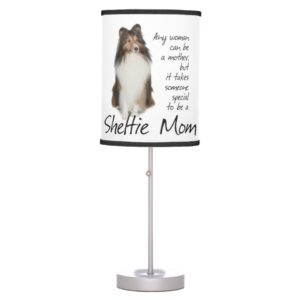 Sheltie Mom Table Lamp