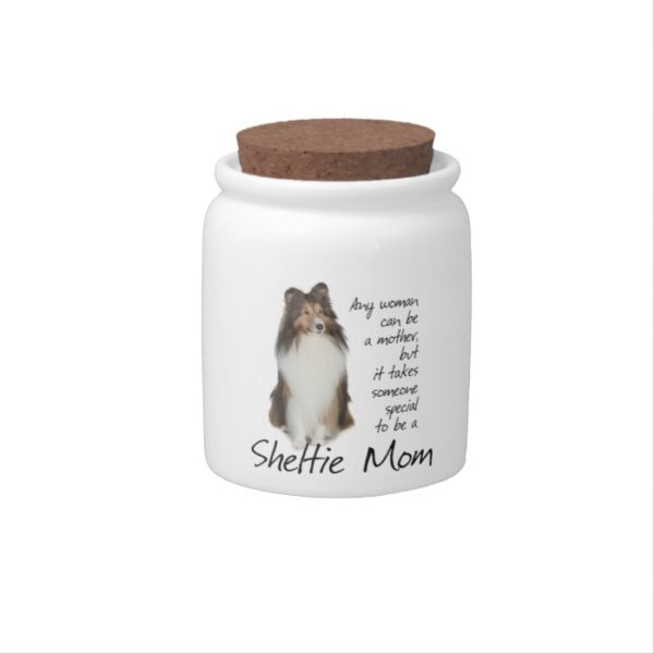 Sheltie Mom Treat Jar