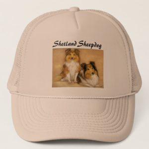 "Shetland Sheepdog" Dog Art Hat