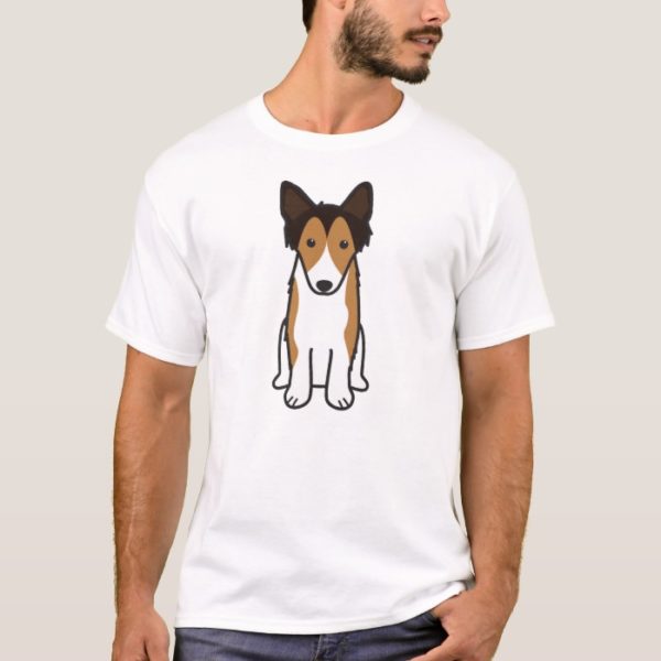 Shetland Sheepdog Dog Cartoon T-Shirt