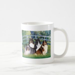 Shetland Sheepdog (four) - Bridge Coffee Mug