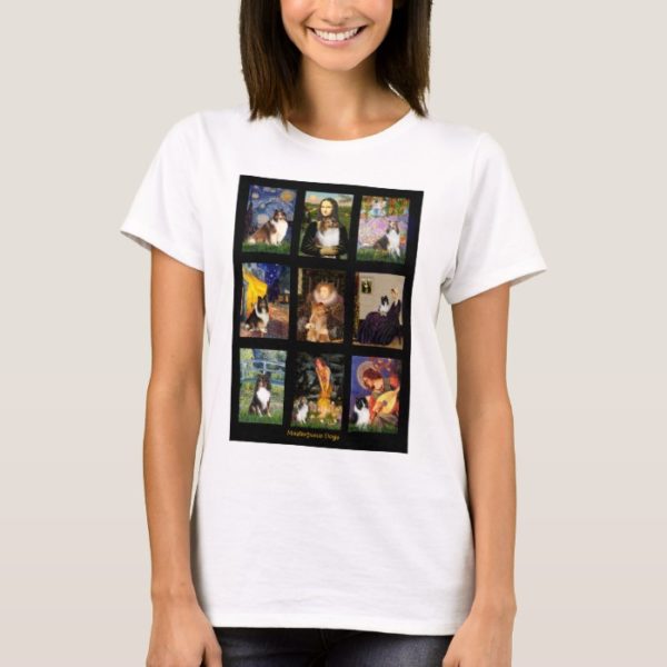 Shetland Sheepdog Masterpiece Composite T-Shirt