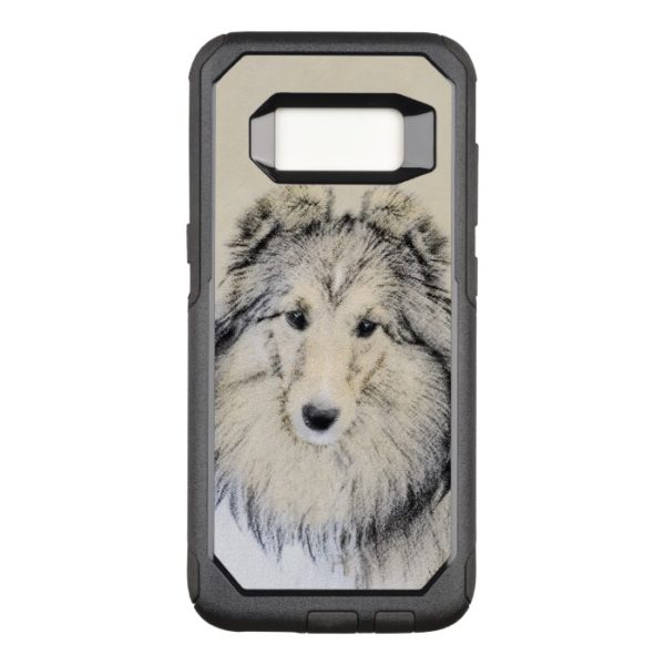 Shetland Sheepdog Painting - Cute Original Dog Art OtterBox Commuter Samsung Galaxy S8 Case