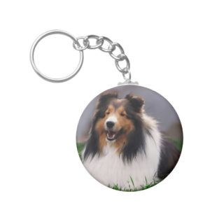 Shetland Sheepdog Sheltie Gifts Keychain