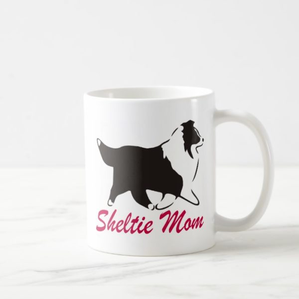 Shetland Sheepdog Sheltie Mom Coffee Mug