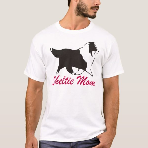 Shetland Sheepdog Sheltie Mom T-Shirt