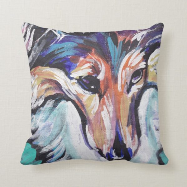 Shetland Sheepdog Sheltie Pop Art Pillow