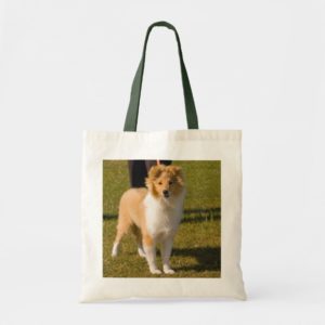 Shetland Sheepdog - Sheltie puppy tote bag