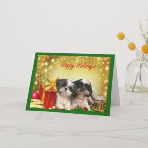 Shih Tzu  Christmas Card Gifts