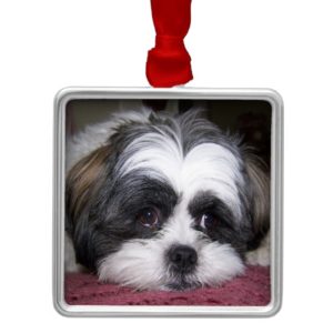 Shih Tzu Dog Metal Ornament