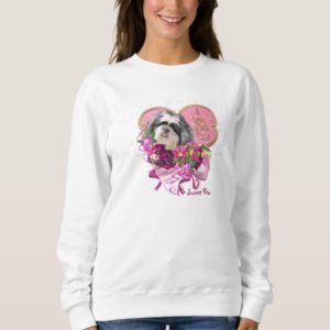 Shih Tzu Love Women's Basic Sweatshirt