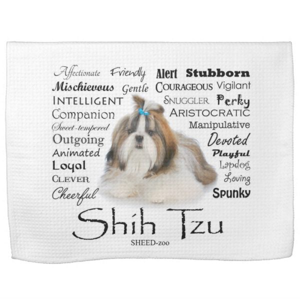 Shih Tzu Traits Kitchen Towel