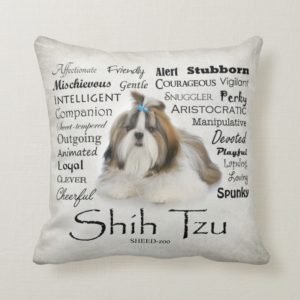 Shih Tzu Traits Pillow