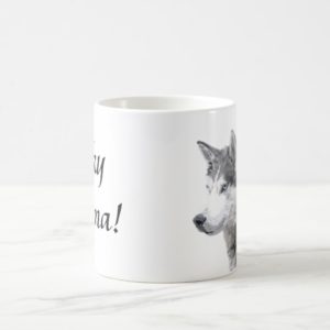 Siberian Huskies Dog , Husky Momma Coffee Mug