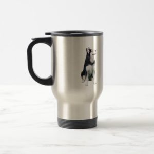 Siberian Husky (A) Travel Mug