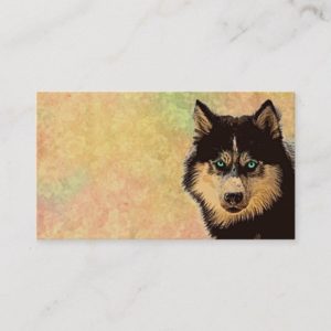 Siberian Husky Business Card