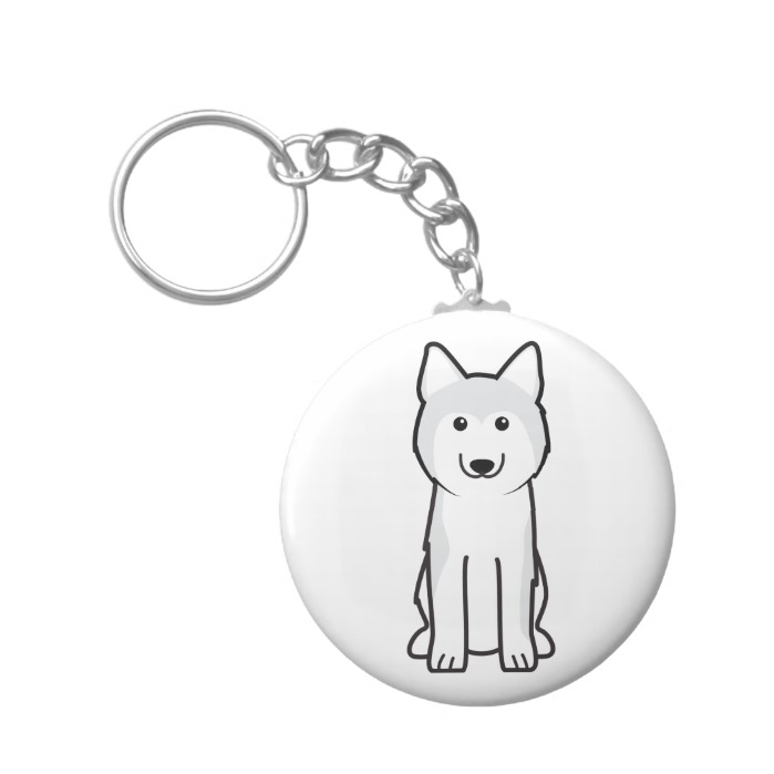 Pug Dog Animal Pet Silhouette Keychain