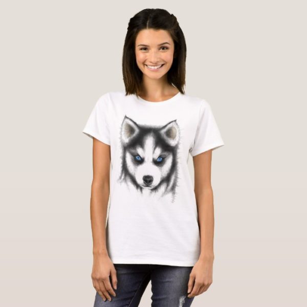 Siberian Husky Face T-Shirt