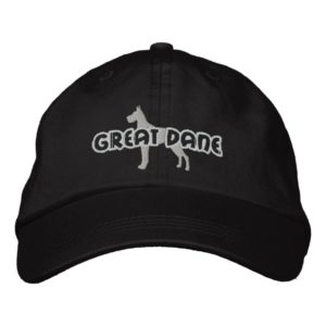 Silhouette Great Dane Embroidered Hat