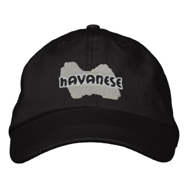 Silhouette Havanese Embroidered Hat