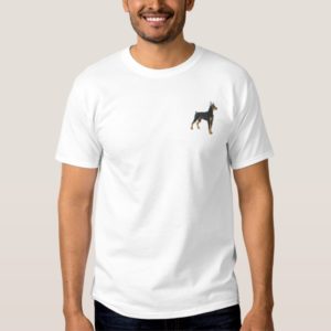 Small Doberman Embroidered T-Shirt